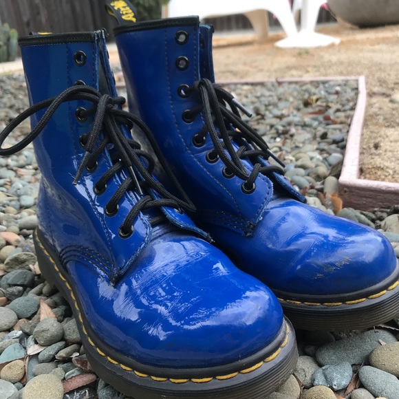 doc martens bleu roi